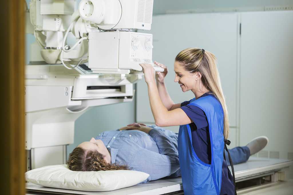Beruflich strahlenexponierte Personen der Kategorie B - Röntgenassistenten - mehr als 1 Millisievert